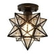 thumbnail image 1 of Lámpara de techo Estrella de cinco puntas Luz de techo Pasillo Pasillo Balcón Lámparas pequeñas Hierro-AM, 1 of 5