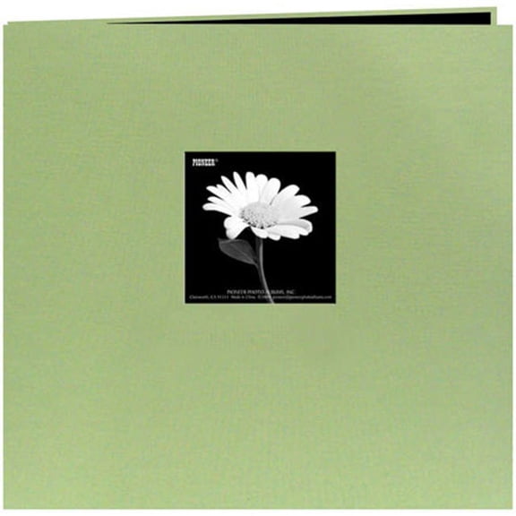 Pioneer 12" x 12" Fabric Frame Scrapbook Sage Green