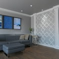 thumbnail image 3 of Ekena Millwork 23 3/8"W x 23 3/8"H x 3/8"T Large Fowler Decorative Fretwork Wall Panels in Architectural Grade PVC, 3 of 9