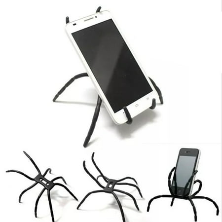 for iPhone iPad Phone Tablet Stand Holder Spider Adjustable Grip Car Desk Phone Kickstands Mount (Best Spider Solitaire For Ipad)