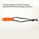 thumbnail image 5 of Eigraketly Silbato ligero, silbatos de amplia aplicación, señal multifuncional, rescate, Camping, senderismo, fabricante de sonido, accesorios Deportes acuáticos Rojo naranja, 5 of 6