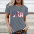 thumbnail image 5 of ibiyuan Usa 250th Anniversary Shirt Women Shirts Crew America 250 Flag Holiday Short Sleeve Independence Day Womens Shirts Tops for Women Trendy, 5 of 6