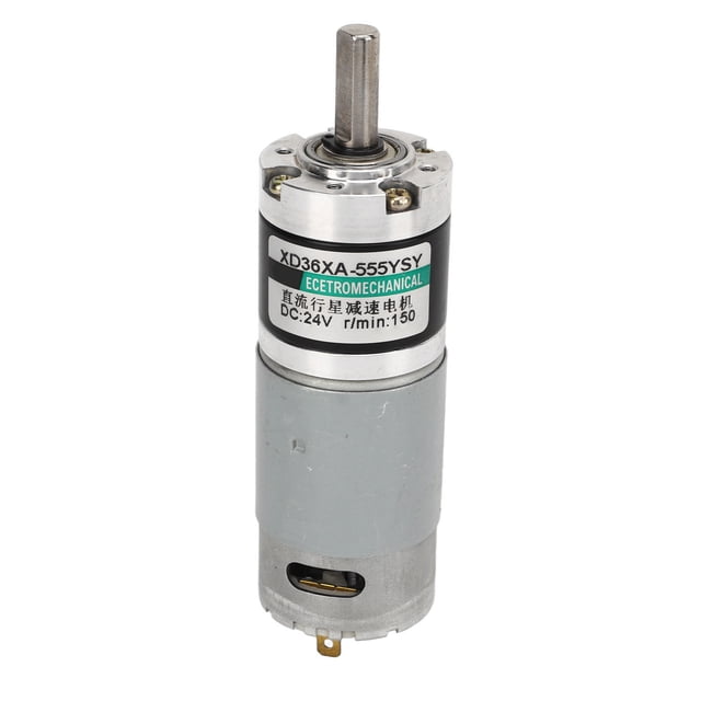 Motor de microengranaje con regulación de velocidad CC, motor de baja velocidad con engranaje de cobre puro para automoción, 24 V, 150 r/minuto