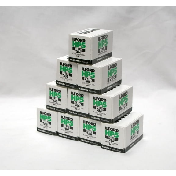 Ilford HP5  36 Exposures ISO 400 B&W Print Film - 10-Pack