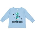 thumbnail image 3 of Inktastic Robotics Rocks Funny Robot Boys or Girls Long Sleeve Toddler T-Shirt, 3 of 5