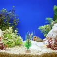 thumbnail image 6 of Unique Bargains 1pcs Fish Tank Aquarium Decorations Plants Wine Red 5.12" Plastic Plants for Aquarium Decor, 6 of 7