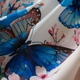 thumbnail image 4 of Tiijoy Toddler Girls Ribbed Summer Dress Butterfly Print Flutter Sleeves Dress, Sizes 2-3, 4 of 8