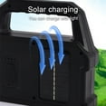 thumbnail image 5 of Solar Light Outdoor Portable, QQZ LED Strong Bright Camping Lantern Flashlight, USB Type C Charging Power Bank for Emergency Lighting Tent, 5 of 7