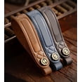 thumbnail image 7 of Key Fob Cover Compatible with Chevrolet Equinox Camaro Cruze Malibu Impala Spark Trax Sonic Buick Lacrosse Encore Verano Regal Terrain Acadia Cowhide 5 Button Keychain Case Holder Protector,Blue, 7 of 7