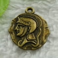 thumbnail image 3 of HOOUN 100 pcs bronze plated portrait charms 24x20mm B913, 3 of 4