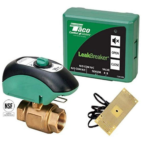 Taco LB-075-H-1LF LeakBreaker 3/4"" NPT Válvula de cierre y actuador del calentador de agua