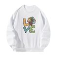 thumbnail image 2 of Sudadera con cuello redondo para hombres y mujeres, jersey de moda para adolescentes y niñas, calle comercial Blanco Yuyangstore Sudaderas con cuello redondo, 2 of 8