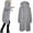 A-Light Gray, variant on 2025 Womens Hoodies Coat Fall Oversized Fleece Jacket Winter Warm Pockets Drawstring Fleece Jacket Womens Zipper Open Thin Hooded Jackets Long Cardigans Tops Zip Womens Jacket Outwear