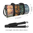 thumbnail image 2 of Lukts Seasonal Tree Reflection for Gym Bag for Women & Men,Sports Travel Duffel Bag Weekend Bag for Airplane,Water Resistant Workout Overnight Backpack, 2 of 6