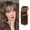 Brown, variant on Medium Long Brown Wavy Wig with Bangs for Women, Synthetic Full Hair Wig for Daily Wear(Brown,One Size)