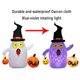 thumbnail image 2 of OurWarm 5x4ft Rotating Light Halloween Inflatable Blow Up Ghost Pumpkin Halloween Inflatable Outdoor Holiday Yard Decor, 2 of 3