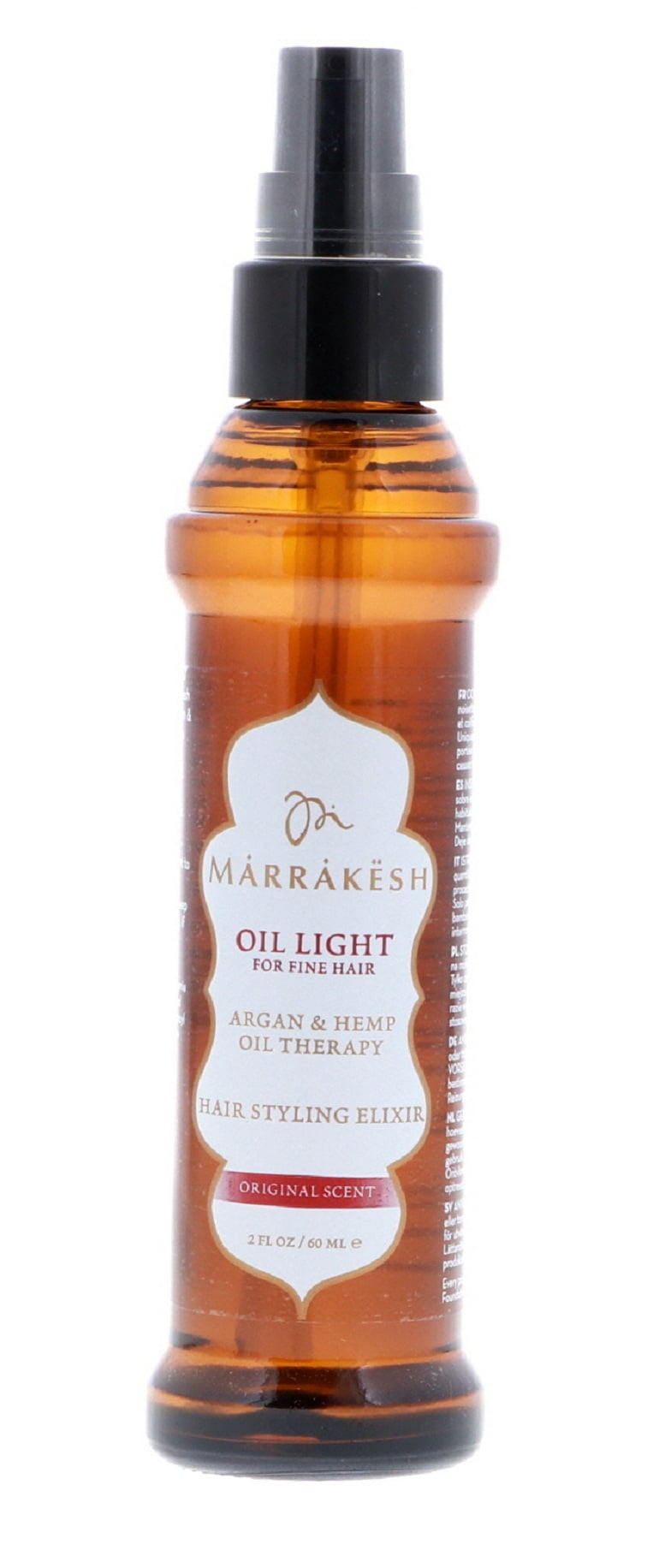 Marrakesh Oil Light Hair Styling Elixir, Original Scent, 2 oz Pack of 3