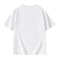 thumbnail image 5 of Shirts for Girls Size 7-8 Short Sleeve Casual Round Neck Fashion Cute Print T-Shirt Soft and Comfortable Oversized Pullovers(Heart, X03-White, 7-8 Years), 5 of 6