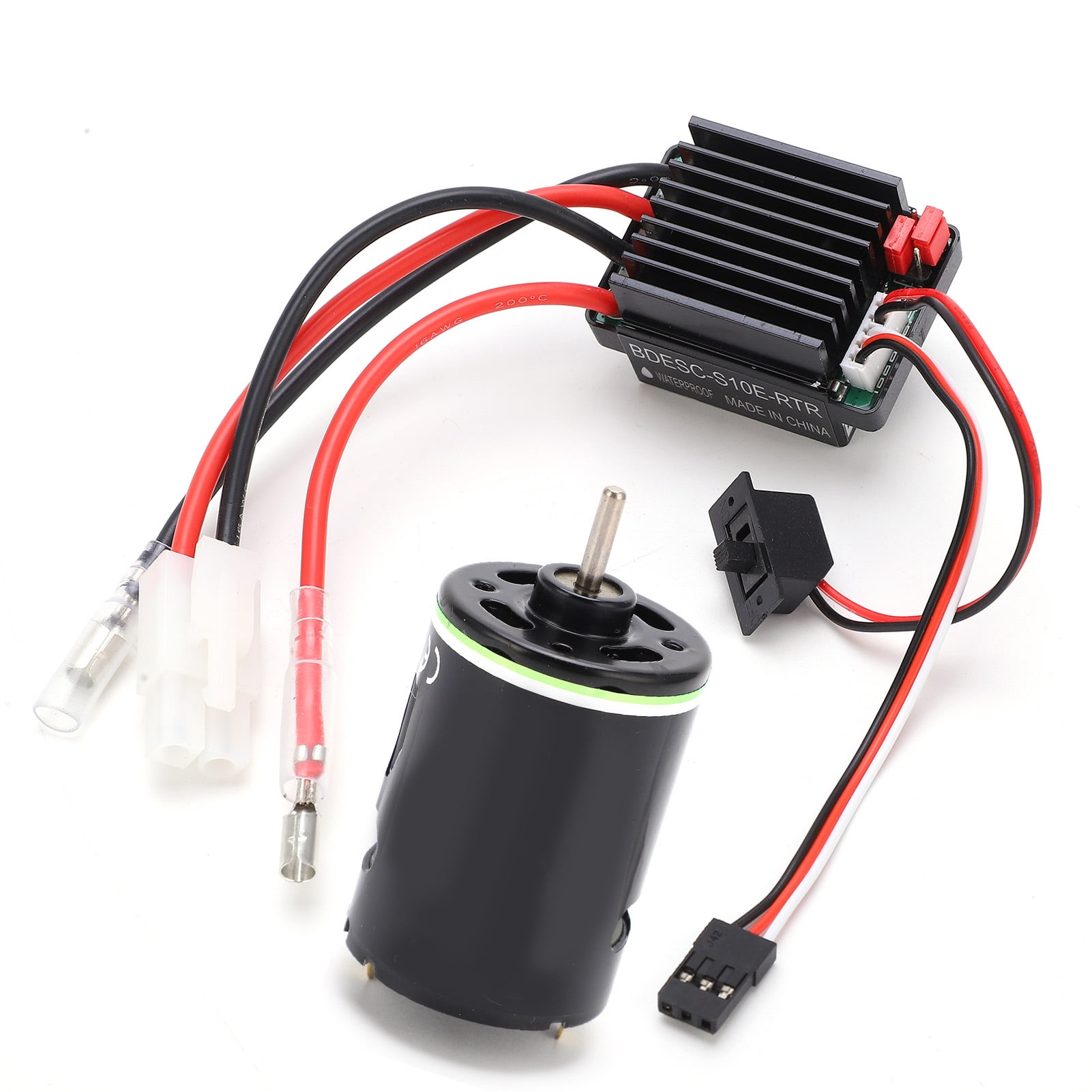 550 Brushed Motor RC Car Motor ESC Kit - 55T With 60A Waterproof Speed ...