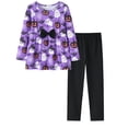 thumbnail image 1 of Conjunto de ropa Yekaty Halloween para niñas, tallas 7-8, manga larga, 1 of 6