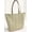 Yellow, variant on Striped Vines Tote Bag (Small Oval Tote) (Yellow)