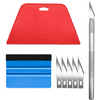 Wallpaper Tool Kit with Felt Squeegee Seam Roller for Wallpaper Contact Paper Adhesive Vinyl