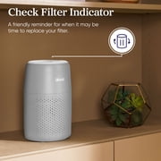 (3 pack) Levoit Core Mini-P 255 Sq Ft 3-Stage Filtration Desktop Air Purifier with Aromatherapy for Small Bedrooms and Nurseries, Gray