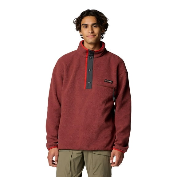 Columbia Men's Helvetia II Half Snap Fleece, Spice, Large