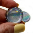 thumbnail image 3 of High Domed Iridescent Walleye Fish Glass Eyes, 3 of 5