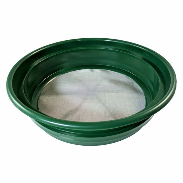 Poêle à Tamiser en Plastique Vert Or 1/100 Pouces Taille Maille
