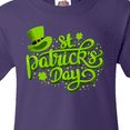 thumbnail image 4 of Inktastic St. Patrick's Day Hand Lettering with Green Top Hat Youth T-Shirt, 4 of 5