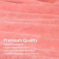 thumbnail image 2 of Flyingstar Surf Beach Changing Towel With Hood, Absorbent Microfiber Robe Poncho, Men & Women, Pink, 2 of 7