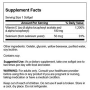 Swanson Vitamin E with Selenium 90 Softgels