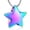 Colorful, variant on Urn Necklace for Ashes Stainless Steel Small Star Urn Pendant Cremation Jewelry Star Shape Memory Keepsake for Women Men Gifts