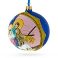 thumbnail image 2 of Serene Baby Jesus Sleeping Nativity Scene Glass Ball Christmas Ornament 4 Inches, 2 of 3