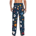 thumbnail image 3 of Baseball Football Basketball Sport Theme Men'S Pajama Pants Soft Sleep Lounge Pants Pjs Bottoms With Pockets X-Large, 3 of 6