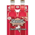 thumbnail image 3 of (2 pack) Stewart's Cherries 'n Cream Made with Sugar, 12 fl oz glass bottles, 4 pack, 3 of 8