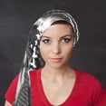 thumbnail image 3 of UPOUART 1Set Scarf for Mens in White Polyester with Beard Combination for Outdoor Sports, 3 of 8