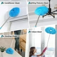 thumbnail image 3 of CCWADH Ceiling Fan Cleaner Duster, Reusable Microfiber Duster with Extension Pole, Max 55" Fan Blade Cleaner, Removable Dusters for Cleaning Walls Bookshelves Door Window Top, Blue, 3 of 8
