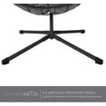 thumbnail image 5 of Grand Patio Royal Hammock Chair with Stand - Steel Frame, Cushion - 1 Piece, Gray, 5 of 7