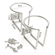 thumbnail image 4 of 2 piezas de estantes de almacenamiento para portavasos, vasos de agua, vasos para beber, soporte de metal con forma de aro para barco, estante de almacenamiento para vasos de agua, soporte, 4 of 5