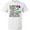 AA-White, variant on Inktastic Autism Awareness Acronym T-Shirt