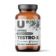 UMZU Testro-X - Testosterone Support for Men - For Muscle Growth, Energy & Sleep - With Magnesium, Zinc & Ashwagandha - 30 Day Supply 90 Capsules
