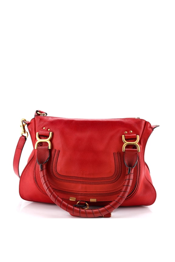 Pre-Owned Marcie Satchel Leather Medium By Rebag