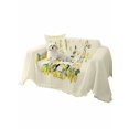 thumbnail image 2 of Lemon Gnomes Couch Cover for 2 Cushion Couch, Yellow Summer Botanical Fruit Leaves Washable Love Seat Sofa Covers Slipcover, Throw Sofa Covers for Pets, Furniture Protector 71"x102", 2 of 9