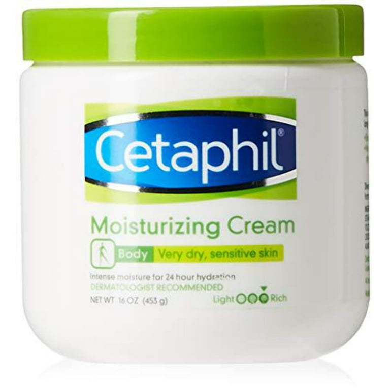 2 pack) Cetaphil Moisturizing Cream, Hydrating Moisturizer For Dry