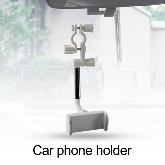 Rear View Mirror Cell Phone Holder