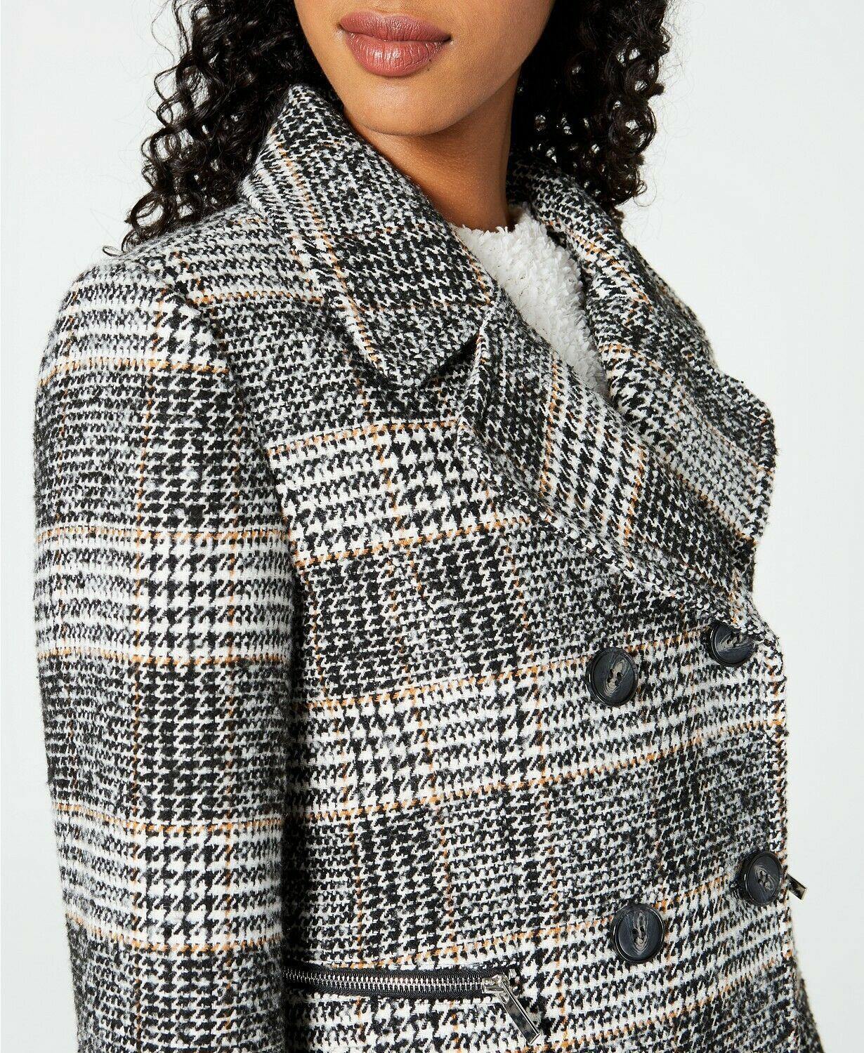Maralyn & Me Womens Juniors Wool Blend Cold Weather Pea Coat - image 3 of 4