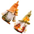 thumbnail image 2 of KAKOWELY 2 gnomos de Acción de Gracias para el hogar, adornos de gnomos, gnomos de peluche, 2 of 5
