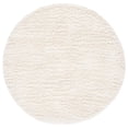 thumbnail image 2 of Safavieh Flokati Gisselle Solid Wool Shag Area Rug, Ivory, 6' x 6' Round, 2 of 11
